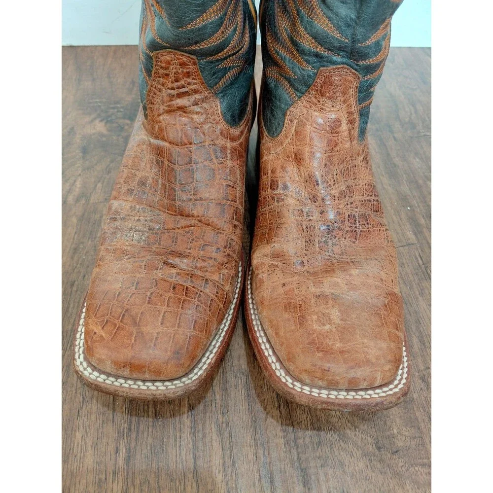Cody James BCJSP22L6 Men's  Western Performance Boots Brown Leather Men Sz 10.5D